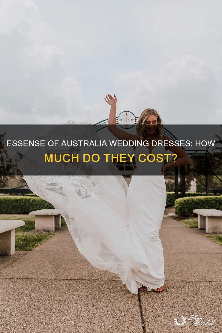how much are essense of australia wedding dresses