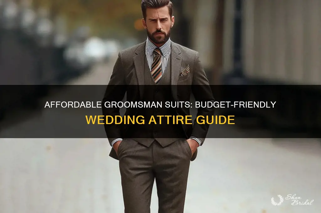 how much are groomsman suits for weddings