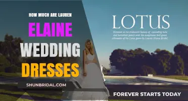 Lauren Elaine Wedding Dresses: How Much Do They Cost?