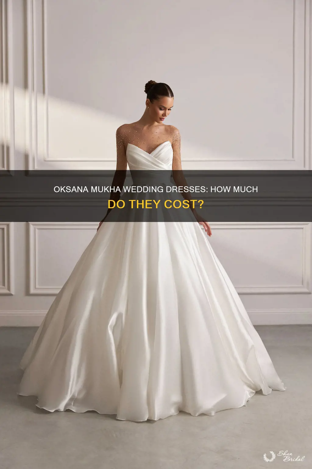 how much are oksana mukha wedding dresses