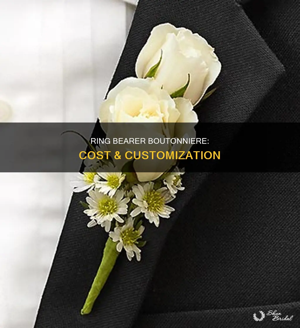 how much are ring bearer boutonniere