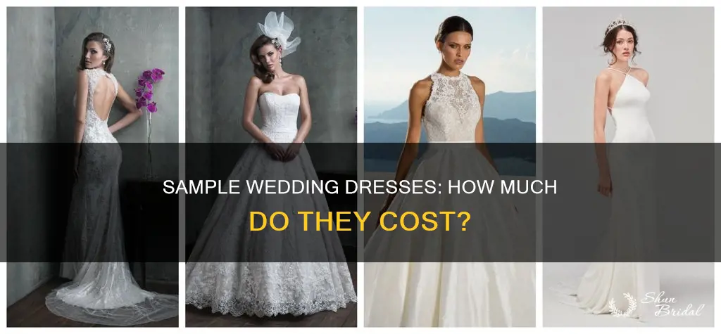 how much are sample wedding dresses