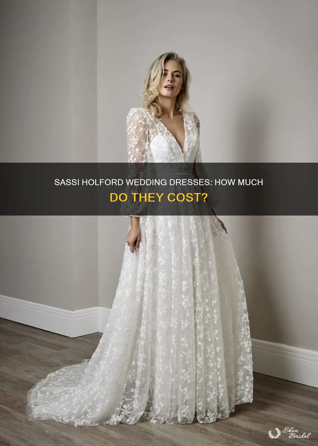 how much are sassi holford wedding dresses