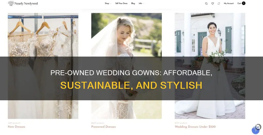 how much are second hand wedding dresses
