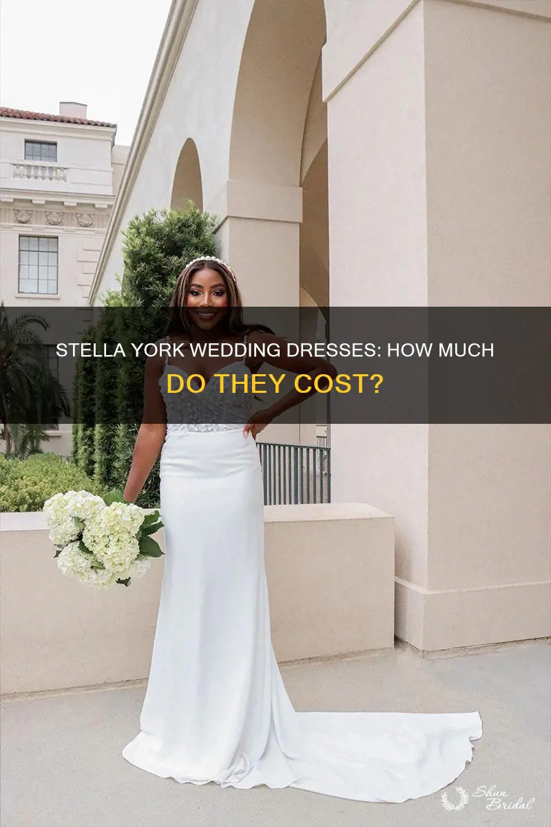 how much are stella york wedding dresses