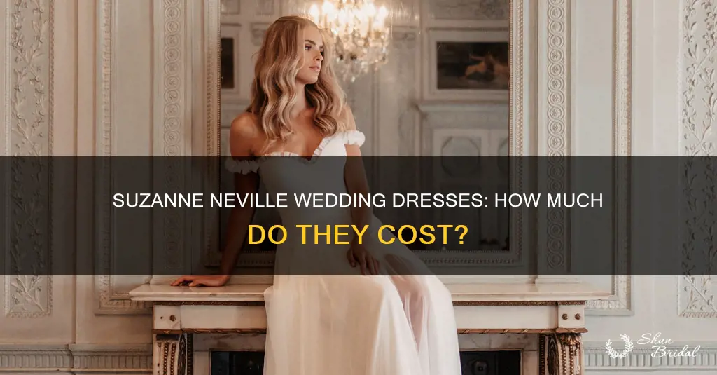 how much are suzanne neville wedding dresses