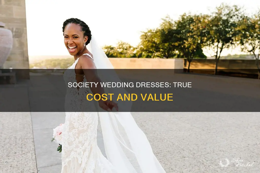 how much are true society wedding dresses