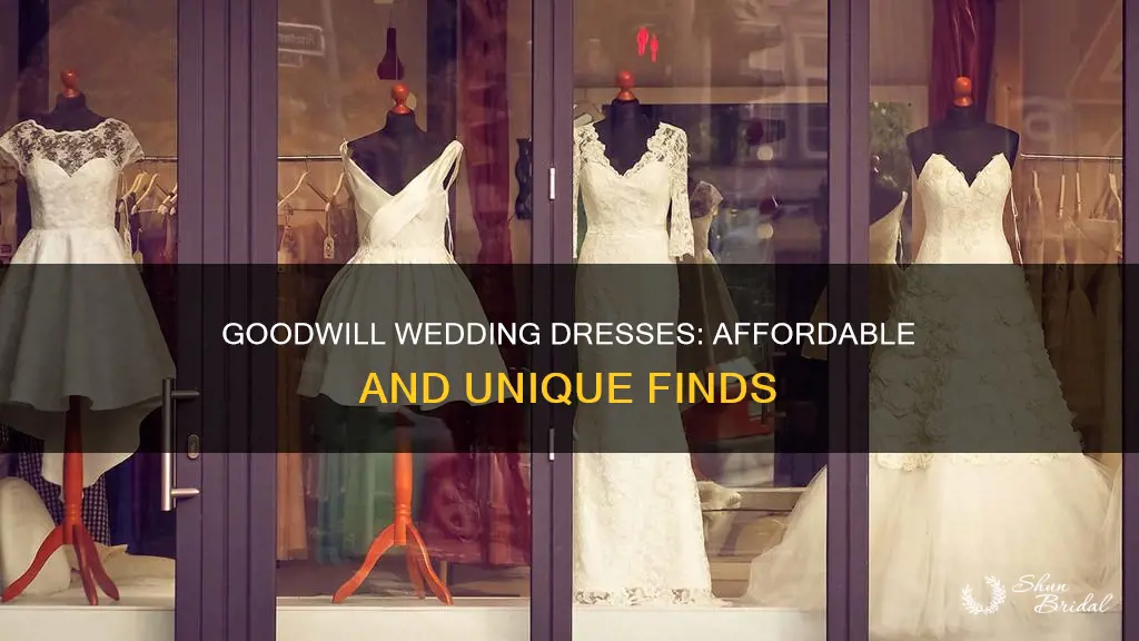 how much are wedding dresses at goodwill