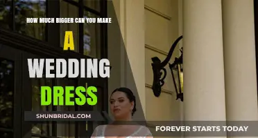 Expanding Your Wedding Dress: How Much Bigger Can You Go?