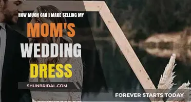 Profiting from Mom's Wedding Dress: How Much Can You Make?