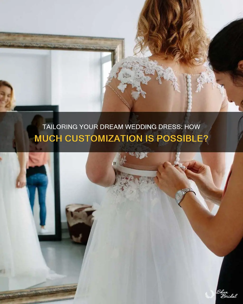 how much can you tailor a wedding dress