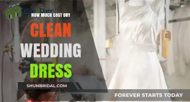 The Cost of Dry Cleaning Your Wedding Dress