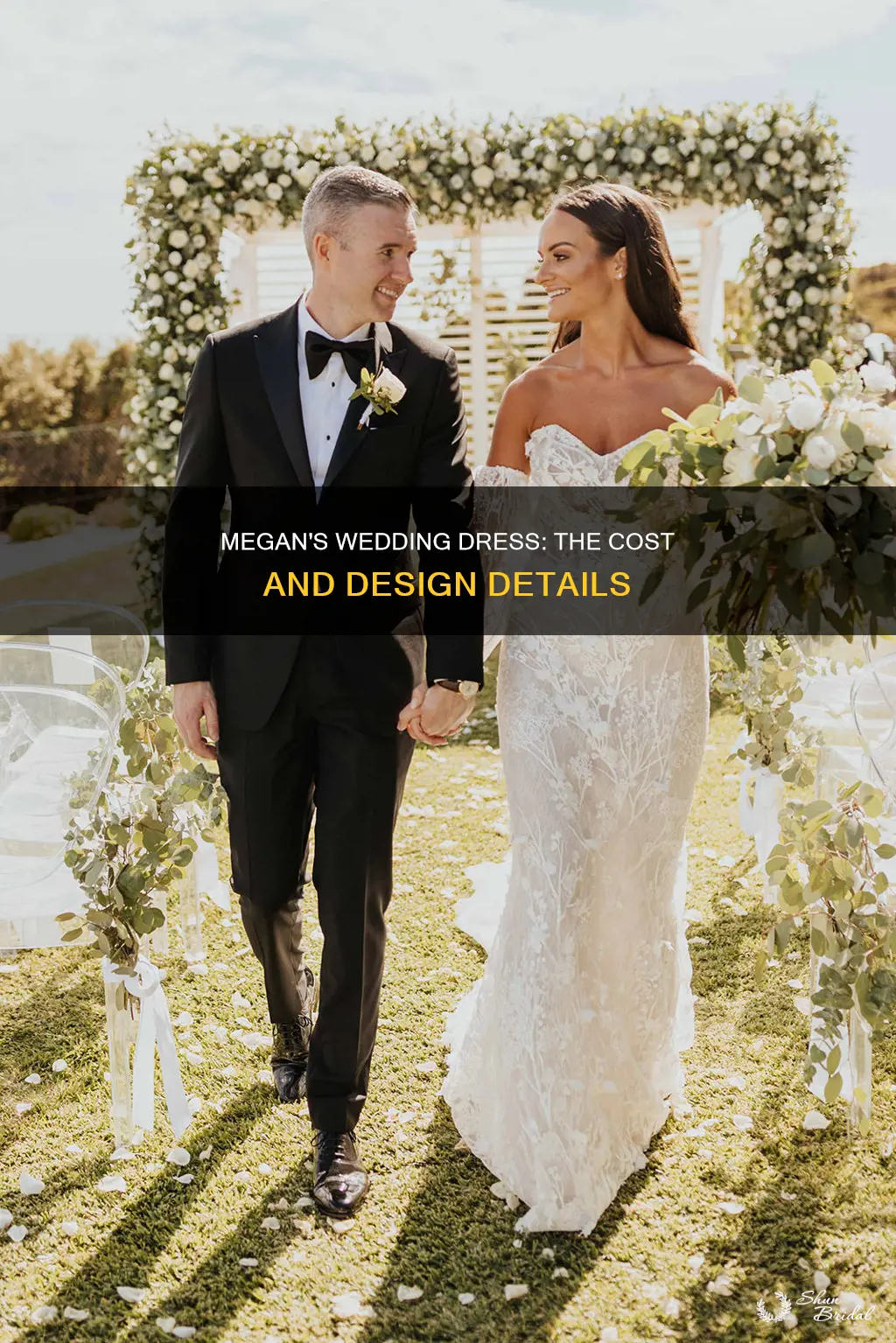 how much cost megan wedding dress