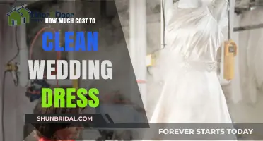Wedding Dress Cleaning Costs: How Much to Spend?