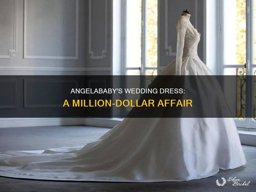 how much did angelababys wedding dress cost