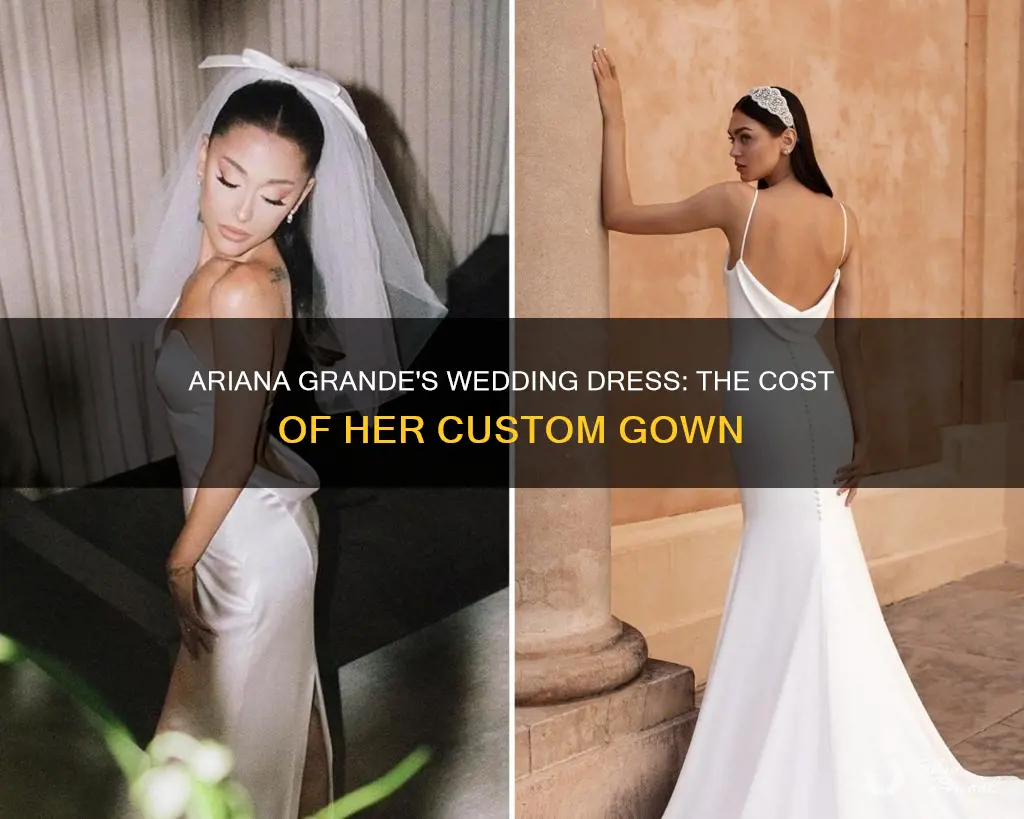 how much did ariana grande wedding dress cost