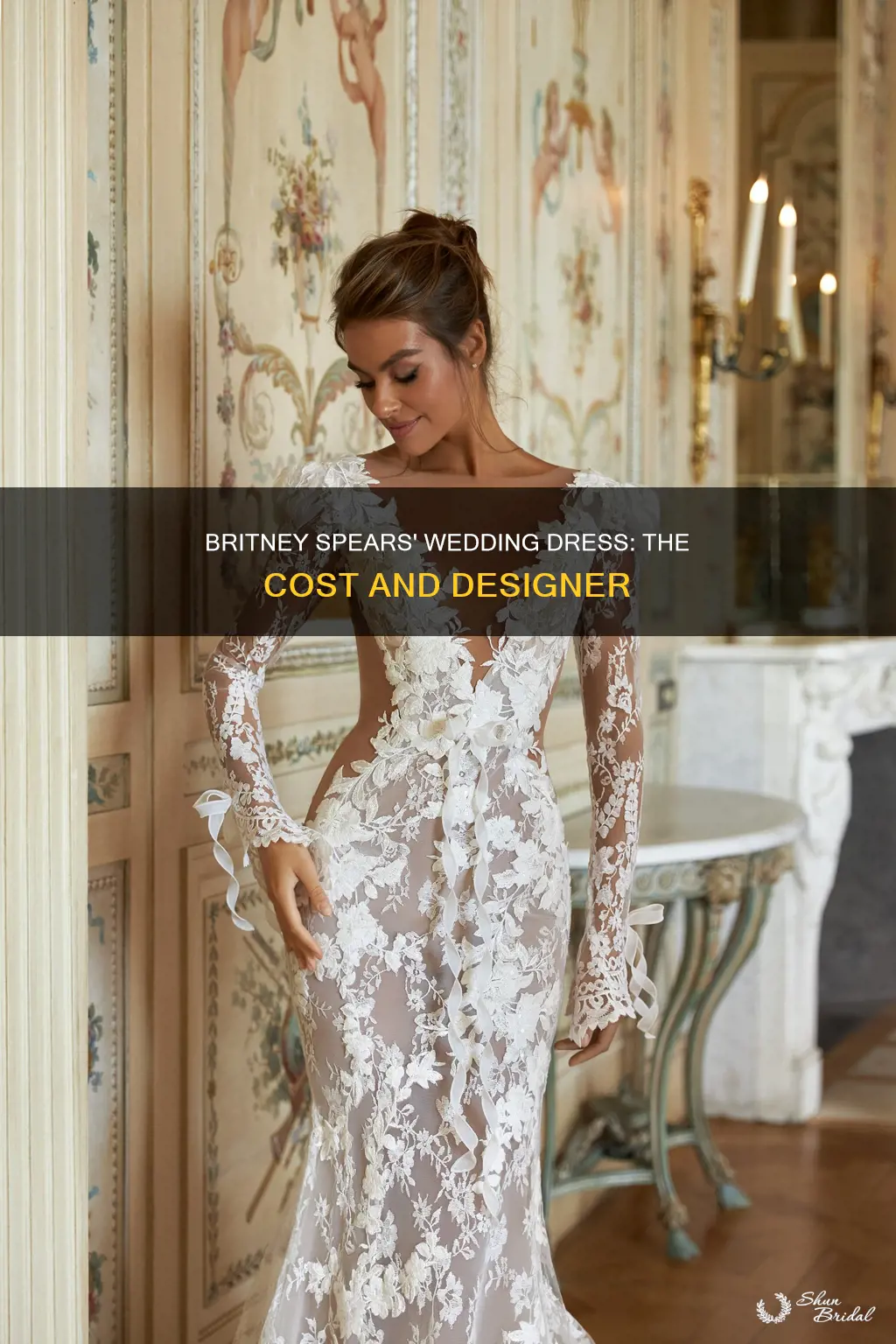 how much did britney spears wedding dress cost