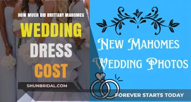 The Cost of Brittany Mahomes' Wedding Dress