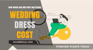Brittany Matthews' Wedding Dress: Cost and Designer Details