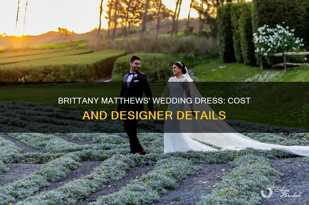how much did brittany matthews wedding dress cost
