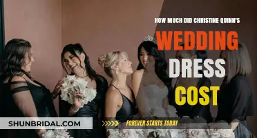 The Price of Christine Quinn's Wedding Dress