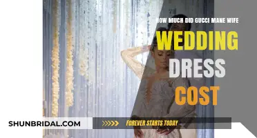 Gucci Mane's Wife's Wedding Dress: A Costly Affair