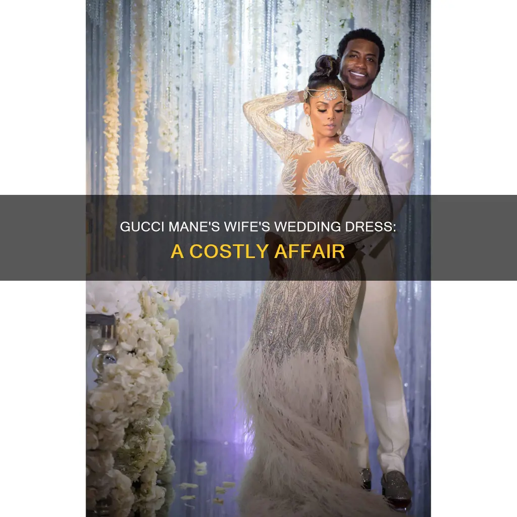 how much did gucci mane wife wedding dress cost