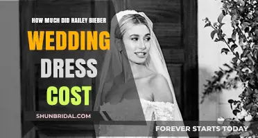Hailey Bieber's Wedding Dress: The Price Tag