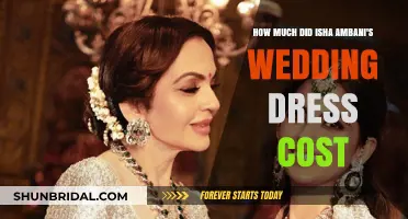 The Extravagant Cost of Isha Ambani's Wedding Dress