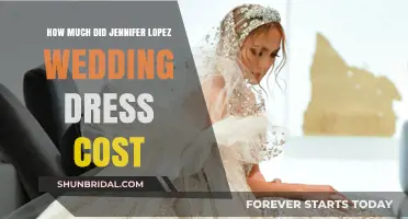 The Extravagant Cost of Jennifer Lopez's Wedding Dress