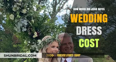 Josie Bates' Wedding Dress: The Cost and Design Details