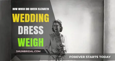 The Weight of a Royal Wedding Gown