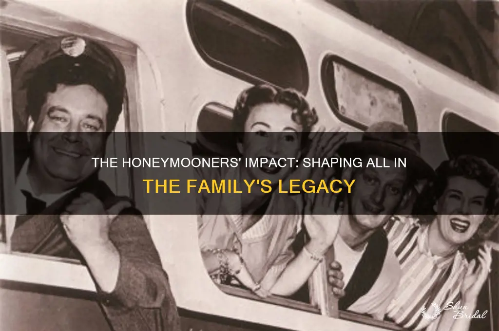 how much did the honeymooners influence all in the family