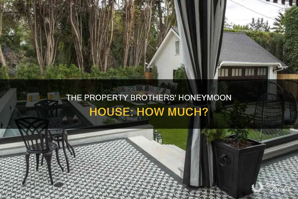 how much did the property brothers honeymoon house cost