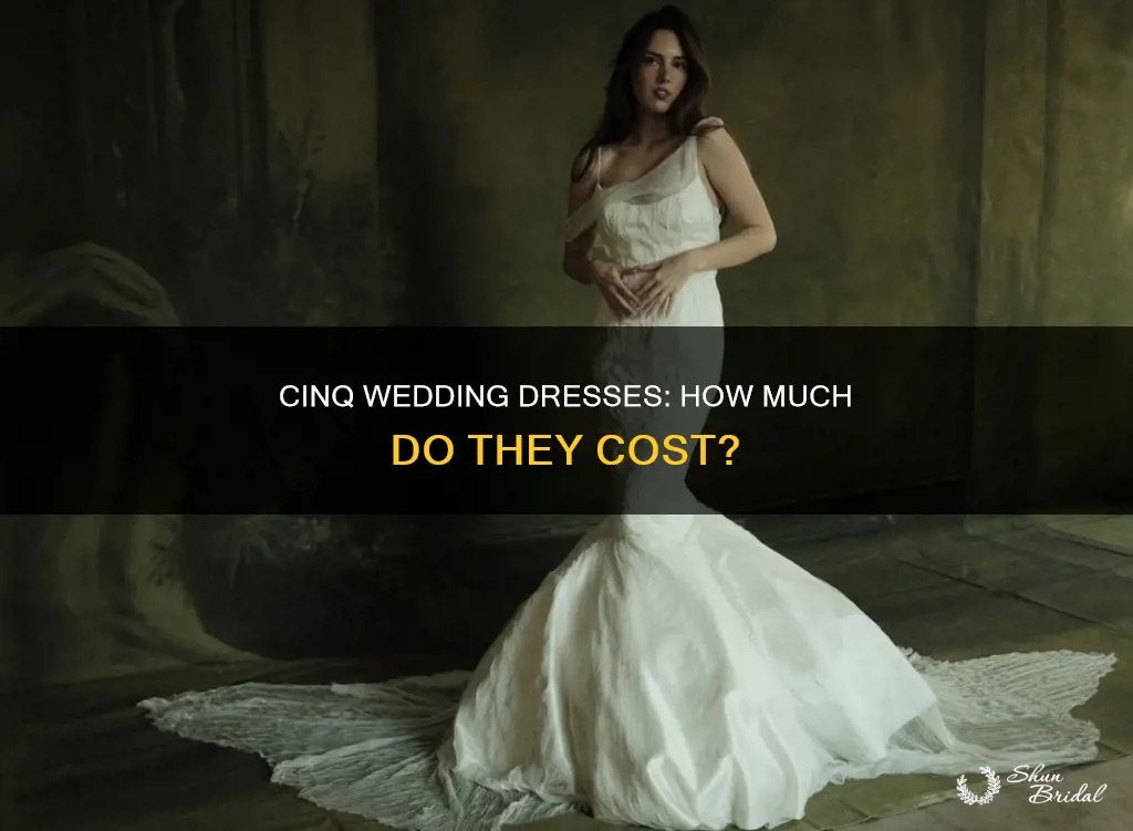 how much do cinq wedding dresses cost