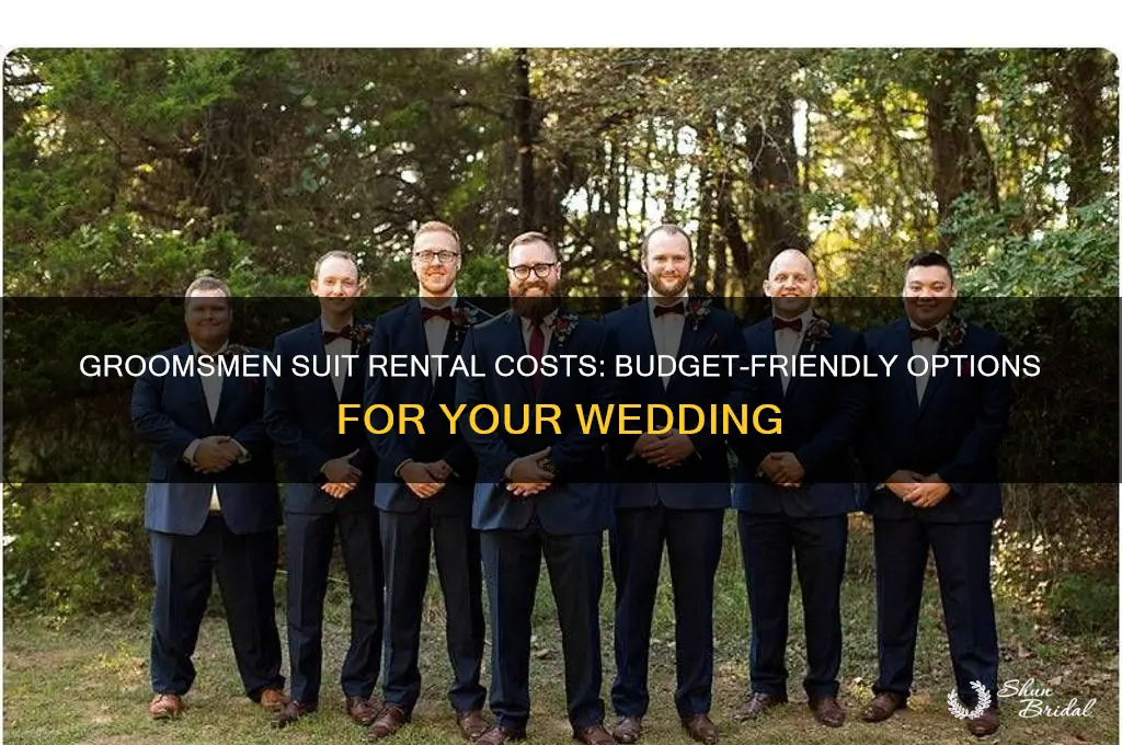 how much do groomsmen suits cost to rent