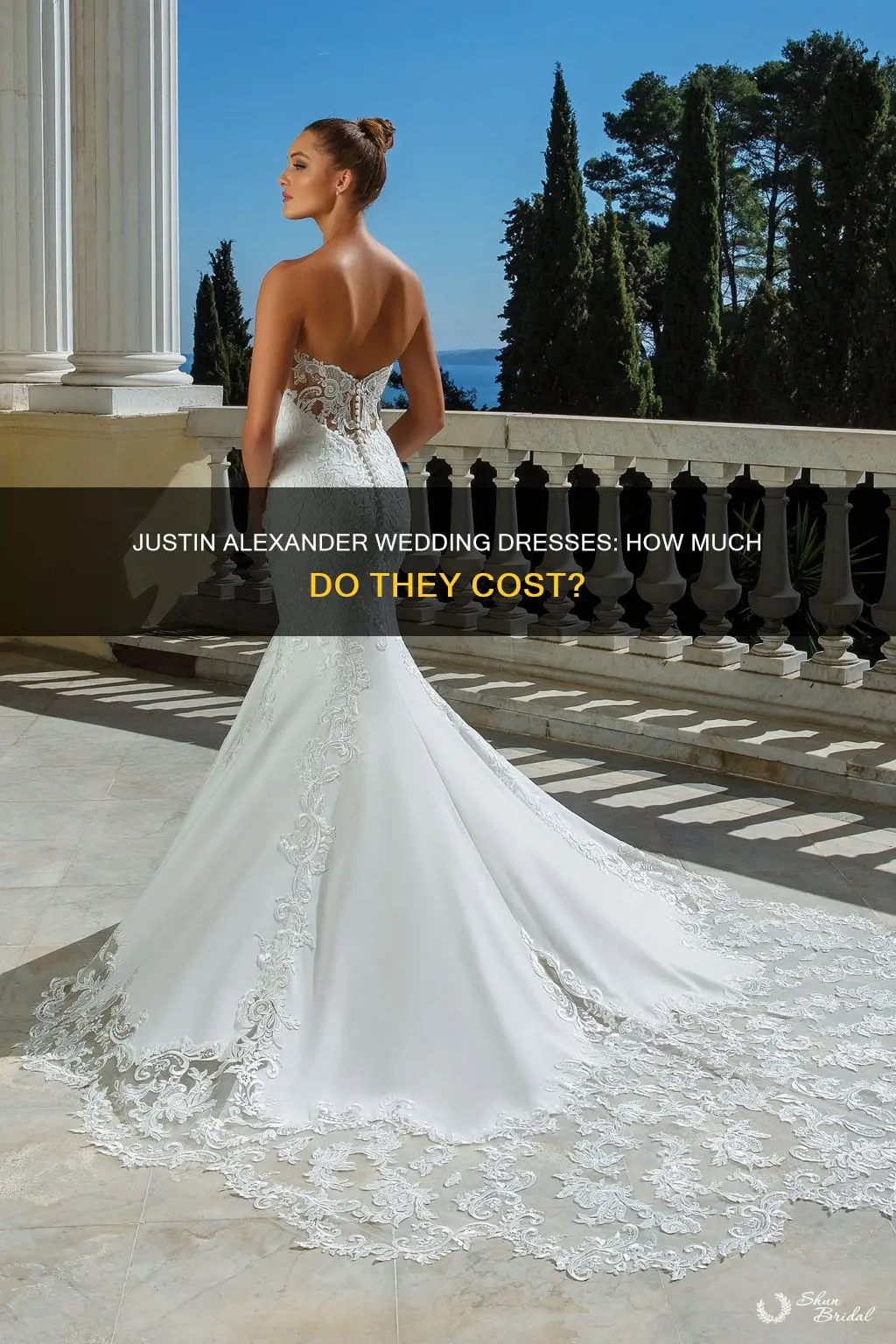 how much do justin alexander wedding dresses cost