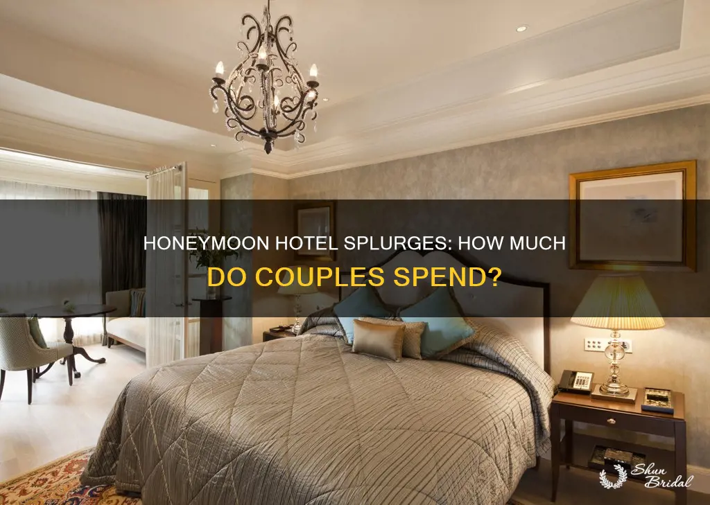 how much do people spend on honeymoon hotel