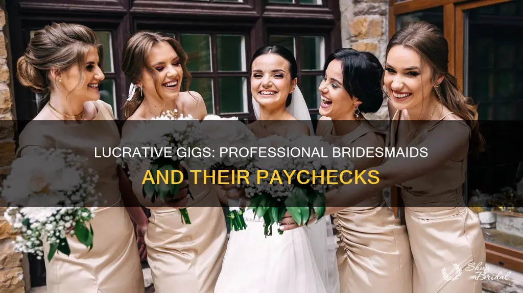 how much do professional bridesmaids make