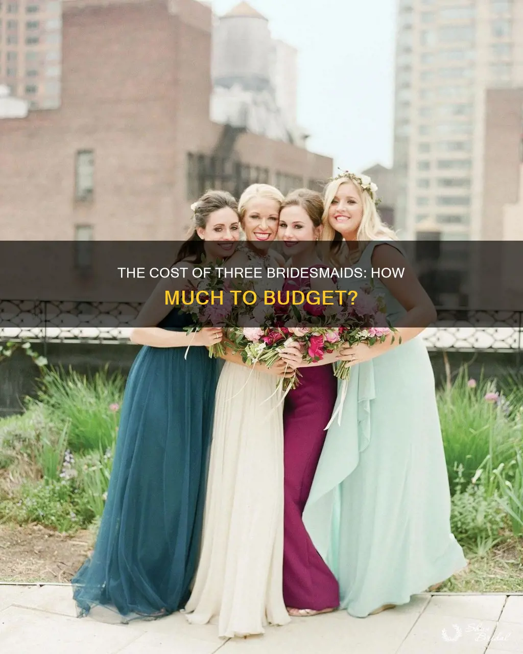 how much do three brides bridesmaids cost