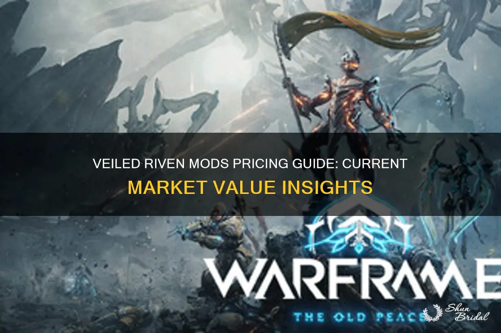 how much do veiled riven mods go for
