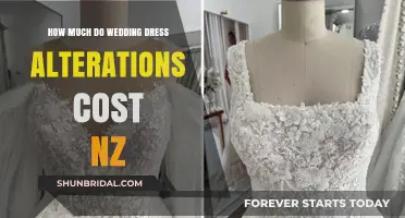 The Cost of Wedding Dress Alterations in New Zealand