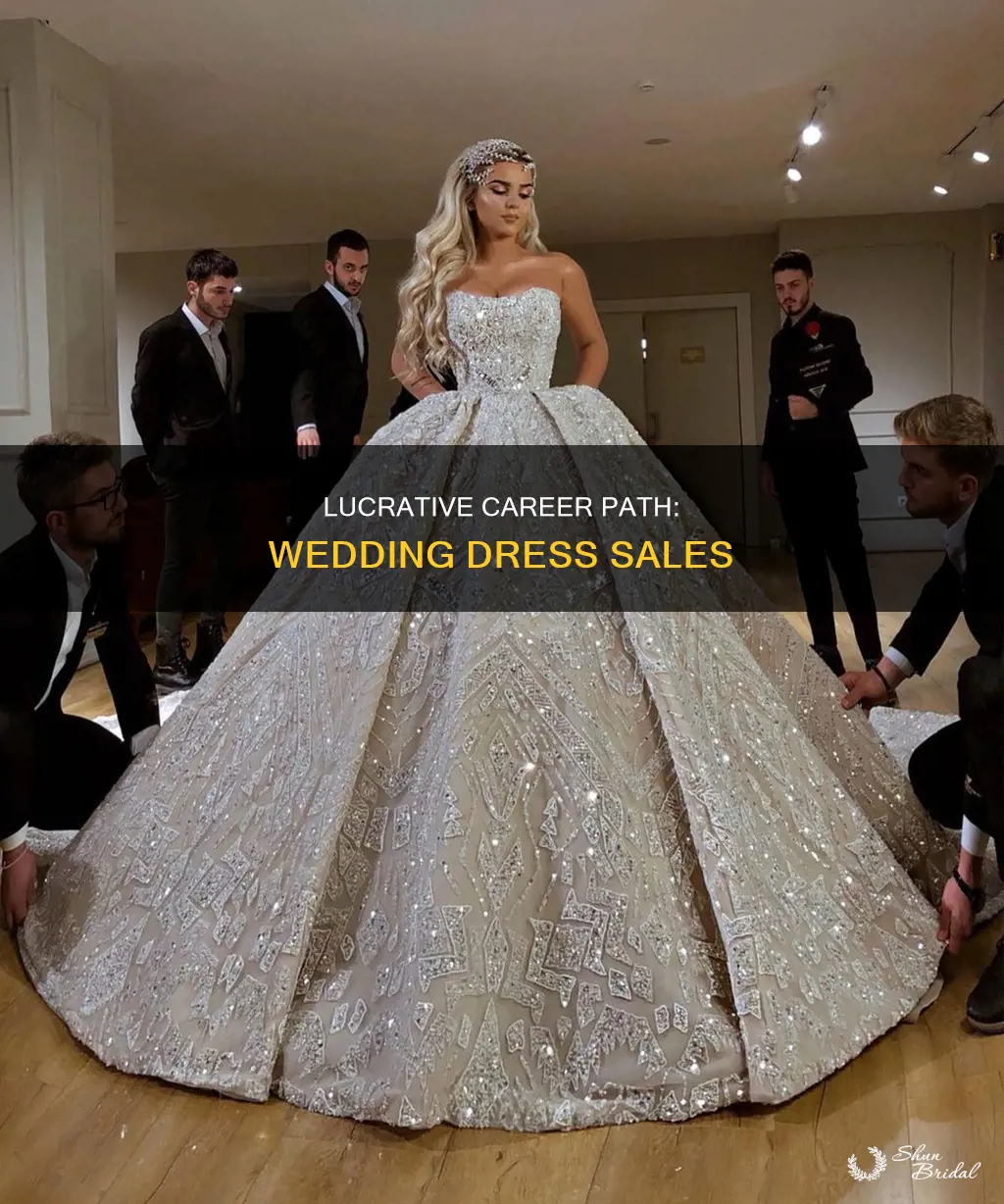 how much do wedding dress salesperson make