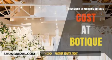 The Cost of Wedding Dresses at Boutiques