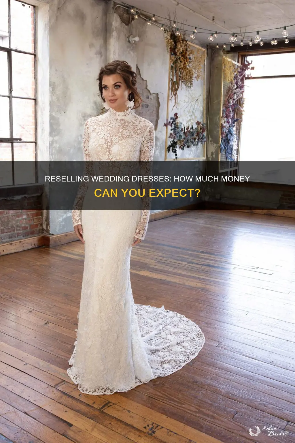 how much do you get back resale wedding dress