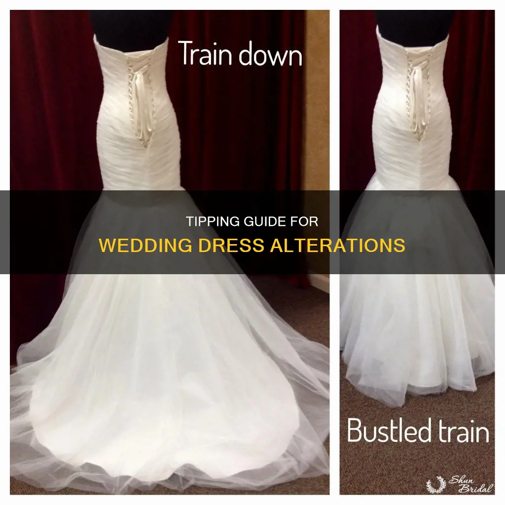 how much do you tip for wedding dress alterations