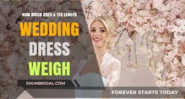 The Weight of Tea-Length Wedding Gowns