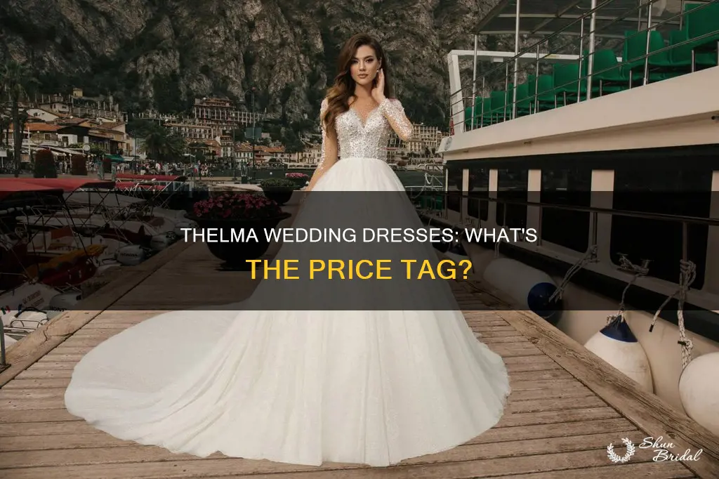 how much does a thelma wedding dress cost