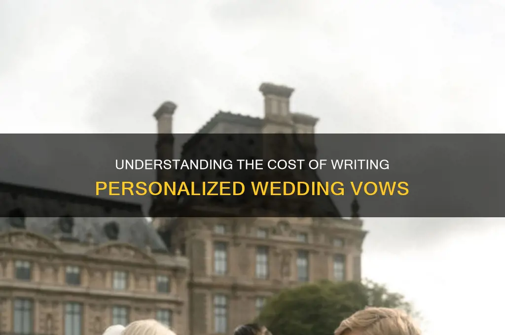 how much does a vow cost