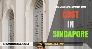 The Cost of Wedding Dresses in Singapore
